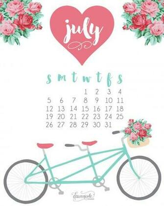 July Calendar Wallpaper Image In Collection
