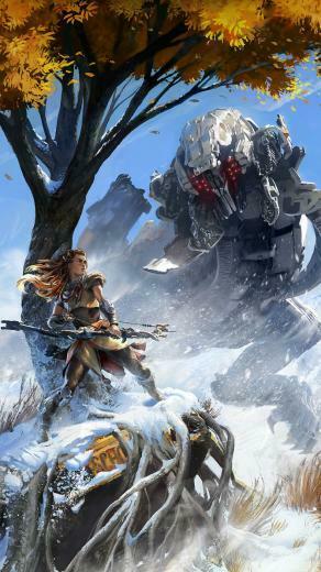 Horizon Zero Dawn Smartphone Wallpaper By De Monvarela