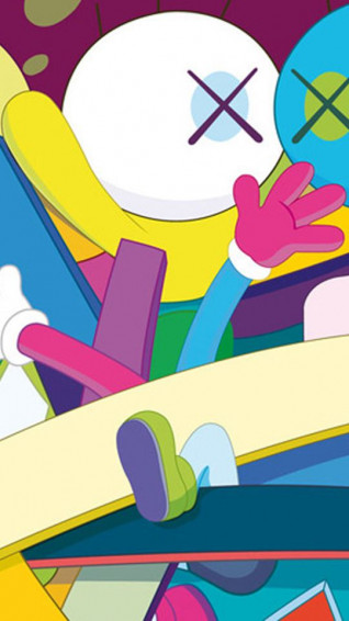 Rj Libed On Color Theory Kaws Wallpaper Abstract iPhone