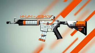 Photos Counter Strike Assault Rifle M4a4 Asiimov Cs Go