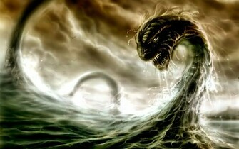 Gyarados Loch Ness Monster HD Wallpaper Wild Animal Reptiles