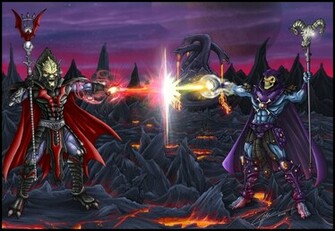 Skeletor Wallpaper Hordak Vs By Laffler