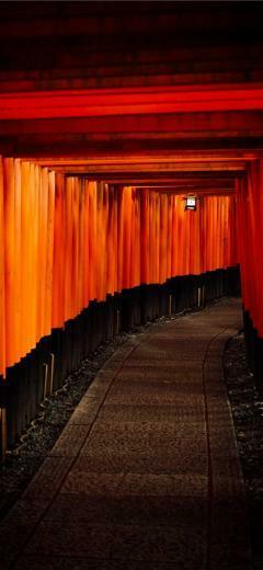 Fushimi Inari Taisha Kyoto Japan iPhone X Wallpaper