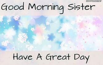 Good Morning Wishes For Sister