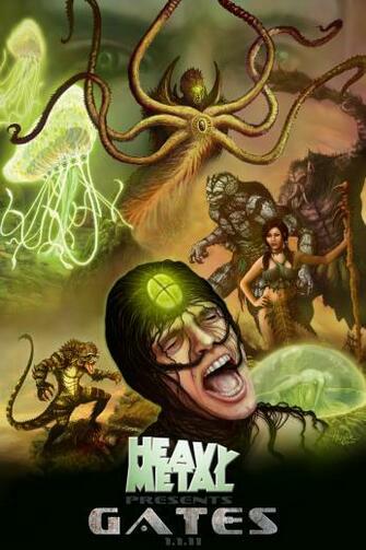 Heavy Metal Magazine Art Gallery Presents Gates By
