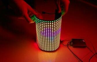 China Dynamic Full Color Led Screen Wallpaper Highe Transparency Thin