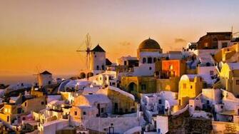 Oia At Sunset On Thira Santorini Greece John C House Getty