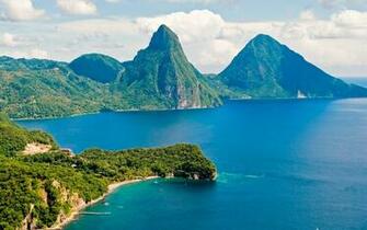 Sea Pictures Of Saint Lucia In The Caribbean Vincent Adas