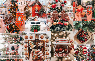 Christmas Collage Wallpaper Ideas Merry Bright I Take You