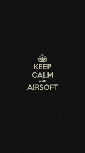 Keep Calm And Airsoft Wallpaper For iPhone X