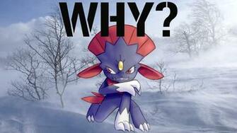 Pokemon Weavile Desktop Wallpaper