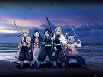 Wallpaper Aesthetic Demon Slayer