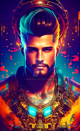 Johnny Bravo Theme Dieselpunk Smartphone Wallpaper By Zamonelli On