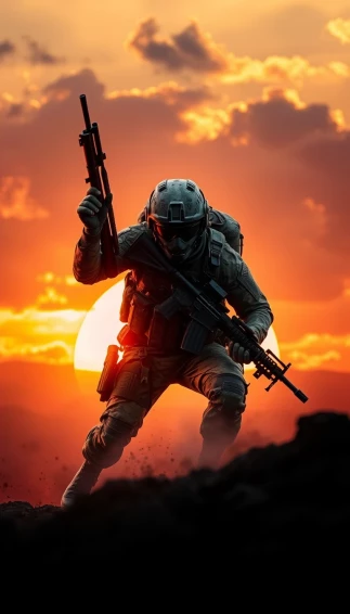 Military Soldier Phone Wallpaper