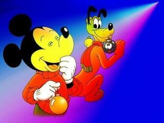 Wallpaper Background Mickey Mouse Dog Pluto