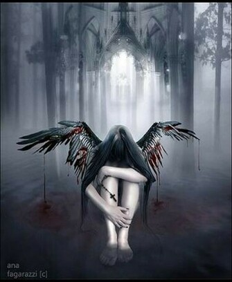 Top Of Gothic Angel Wallpaper