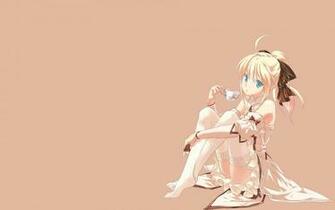 Saber Lily Fate Stay Night Wallpaper