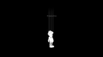 Wallpaper Background Minimalistic Princess Cartoon Black