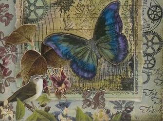 Vintage Butterfly Wallpaper Widescreen HD