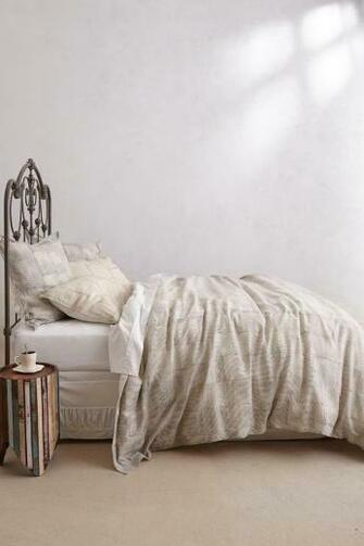 Bedding Narrow Stripe Duvet I Anthropologie Cotton Voile