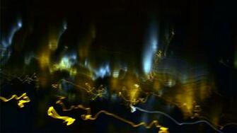 Light Abstract Blue Yellow Greed Trails Wallpaper