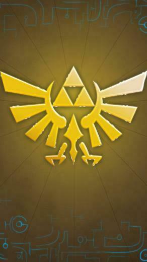 Zelda Logo HD Wallpaper iPhone Plus Wallpapermobile Net