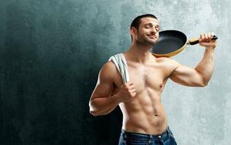 Men Cooking Wallpaper