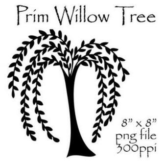 Willow Tree Silhouette Clip Art Quotesclub