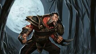 Wallpaper Lycanthrope Art Dota HD Full