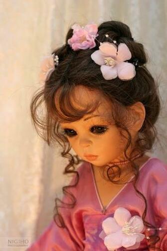 Chimney Bells Very Cute Dolls HD Wallpaper