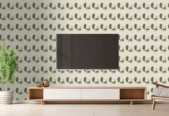 Seamless Miniature Peacock Wallpaper For Wall M