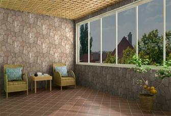 Castle Wall Brick Stone Textured Wallpaper Kitchen Living Room
