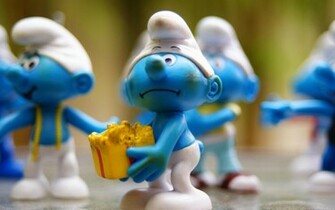 Smurfs Toys HD Wallpaper Res