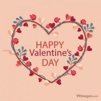 February Happy Valentines Day Romantic Heart