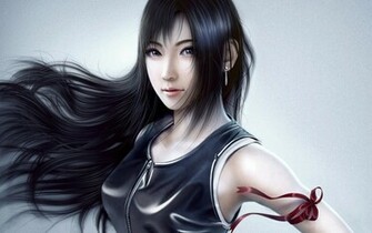 Wallpaper Final Fantasy Tifa Lockhart 2d Digital