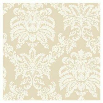 Allen Roth Beige Majestic Damask Wallpaper Lw1340744