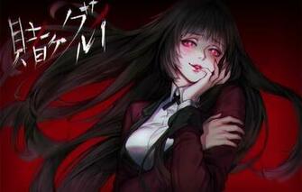 Wallpaper Anime Kanji Face Girl Compulsive Gambler