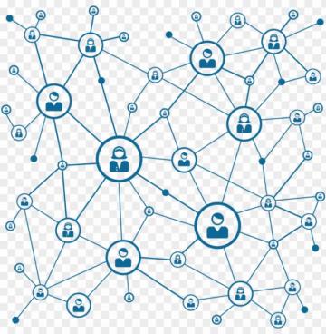 Vector Network Service People Blockchain Bitcoin Cryptocurrency