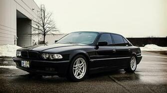 Wallpaper Bmw E38 740i Car Side