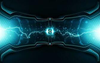 Blue Lightning Wallpaper Image