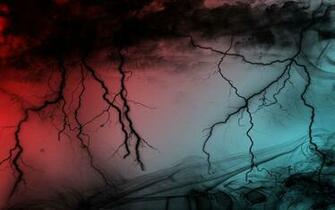 Red And Blue Thunder By Ryuzaki Ninja Customization Wallpaper Abstract