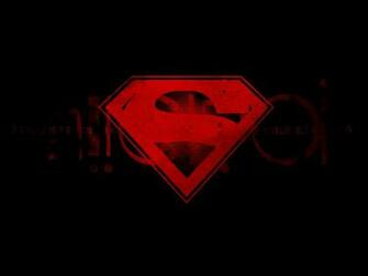 Comics Superman Logo Black Background Abstract And