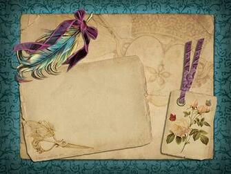Victorian Scrapbook Scrapbooking Wallpaper