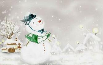 Wallpaper Snowman