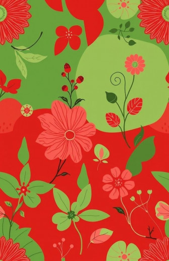 Red And Green Wallpaper
