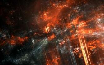 Cg Digital Art Lava Volcano Abstract Fractal Fire Dark