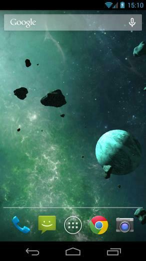 Asteroids 3d Live Wallpaper Android Apps On Google Play