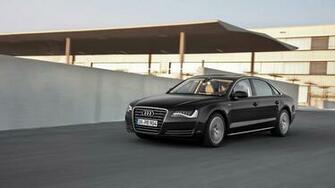 Audi A8 Sedan On Road HD Wallpaper