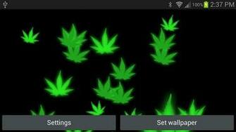 3d Weed HD Live Wallpaper App For Android