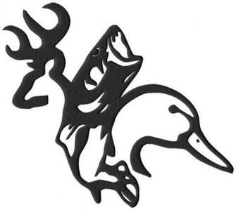 Browning Rebel Buck Doe Heart Embroidery Designs Sizes